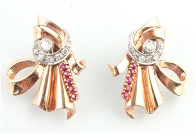 Diamantohrclips zus. ca. 0,60 ct - Jewellery