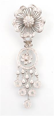 Brillant Diamantanhänger zus. ca. 1,50 ct - Gioielli e orologi