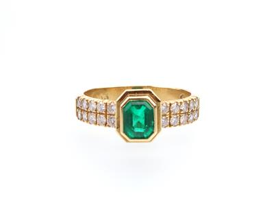 Brillant Smaragd Ring - Gioielli e orologi