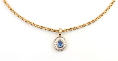 Brillantanhänger zus. ca. 0,90 ct - Jewellery and watches