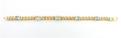 Aquamarien Armband ca. 4,70 ct - Schmuck und Uhren