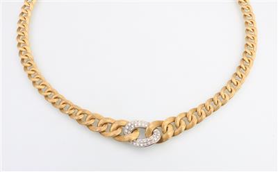 Brillant Collier zus. ca. 0,75 ct - Klenoty a náramkové