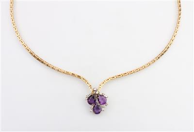 Amethyst Brillant Collier - Klenoty a náramkové