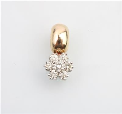 Brillantanhänger zus. ca. 0,40 ct - Schmuck und Uhren