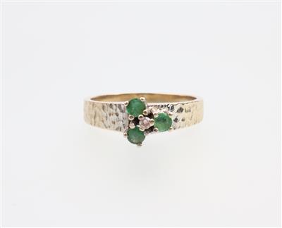Diamant Smaragdring - Gioielli e orologi