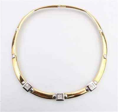 Diamantcollier ca. 2,10 ct - Schmuck und Uhren