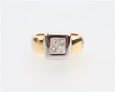 Diamantring ca. 0,70 ct - Jewellery and watches