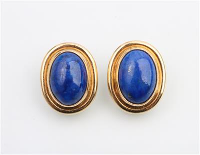 Lapis Lazuli Ohrclips - Juwelen und Schmuck