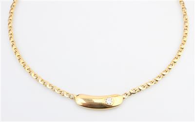 Brillantcollier - Schmuck und Uhren