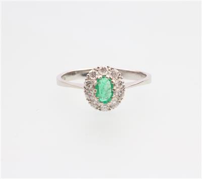 Brillant Smaragd Ring - Asta di pasqua