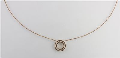 Brillantcollier zus. ca. 0,25 ct - Gioielli e orologi