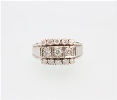 Brillant Ring zus. 0,65 ct - Jewellery and watches