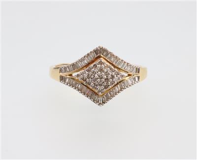 Diamant Ring zus. ca. 0,80 ct - Gioielli e orologi