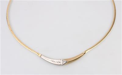 Brillantcollier zus. 0,46 ct - Klenoty a náramkové