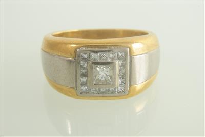 Diamantring zus. ca. 0,85 ct - Gioielli e orologi