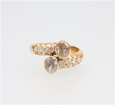 Brillant Diamant Ring - Klenoty