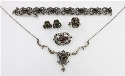 Granat Schmuckset - Jewellery