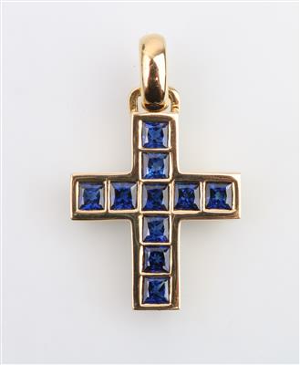 Saphir Kreuz - Jewellery