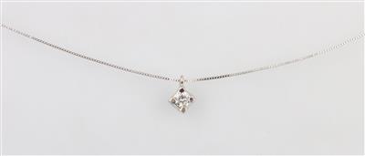 Solitärcollier ca. 0,10 ct - Schmuck und Uhren