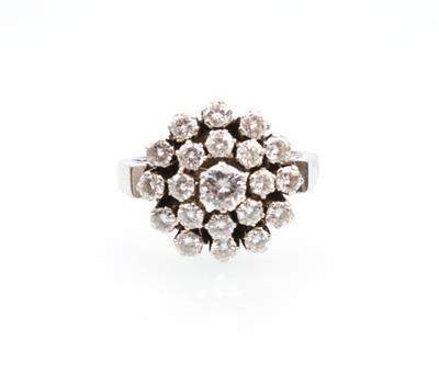 Brillantring zus. ca. 1,40 ct - Schmuck und Uhren