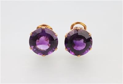 Amethyst Ohrsteckclipse - Jewellery and watches