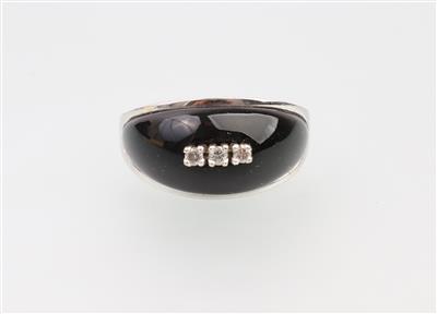 Brillant Onyx Ring - Schmuck und Uhren