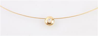 Collier Gold 585 ein Brillant - Gioielli e orologi