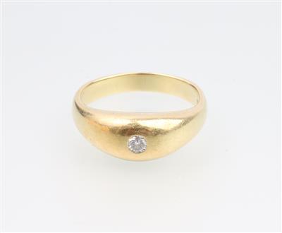 Brillant Ring ca. 0,12 ct - Jewellery and watches