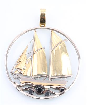 Angehänge Seegelschiff - Jewellery