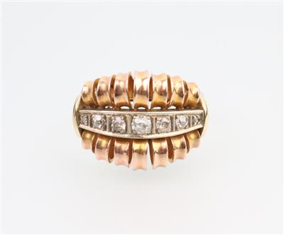 Altschliffdiamant Ring zus. 0,25 ct - Gioielli e orologi