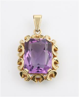 Amethyst Anhänger ca. 9 ct - Klenoty a Hodinky