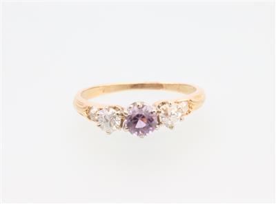 Amethyst Diamantring - Schmuck und Uhren