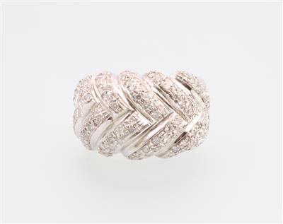 Brillantring zus. ca. 1,00 ct - Klenoty a Hodinky