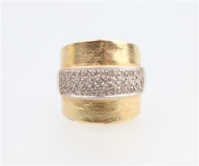 Achtkantdiamanten Ring zus. ca. 0,25 ct - Jewellery and watches