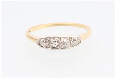Altschliffdiamant Ring zus ca. 0,25 ct - Jewellery and watches