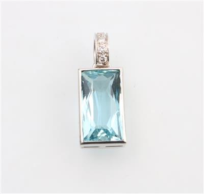 Aquamarin Anhänger ca. 2,30 ct - Jewellery and watches