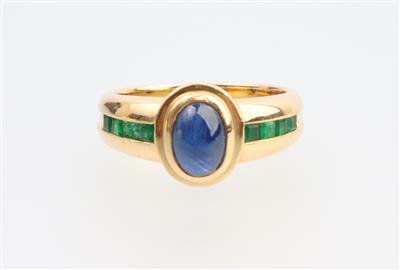 Saphir Smaragd Ring - Gioielli e orologi