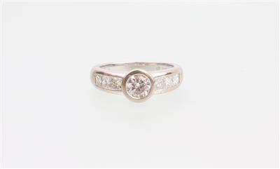 Brillant Diamant Ring zus. ca. 1,05 ct - Klenoty a Hodinky