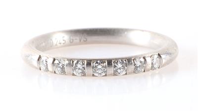 "Meister Design" Brillant Memory Ring zus. 0,245 ct (graviert) - Jewellery and watches