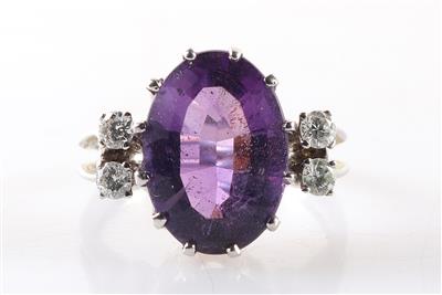 Amethyst Brillant Damenring - Gioielli e orologi