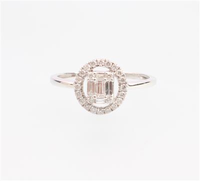 Diamant Ring zus. 0,36 ct - Jewellery and watches