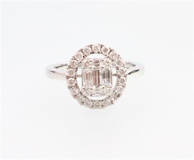 Diamant Ring zus. 0,77 ct - Jewellery and watches