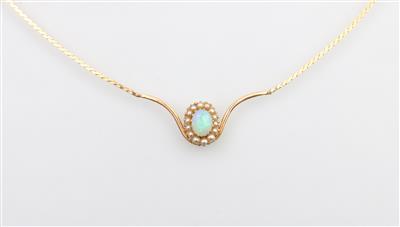 Opal Halbperlen Collier - Gioielli e orologi