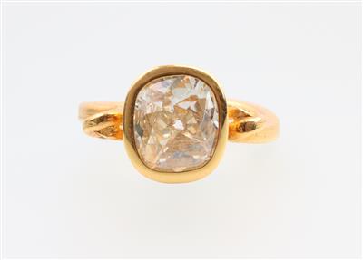 Altschliffdiamant Ring ca. 2,60 ct - Klenoty a Hodinky