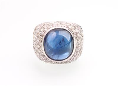 Brillant Saphir Ring - Schmuck und Uhren