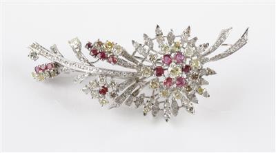 Brillant Diamant Rubinbrosche - Gioielli e orologi