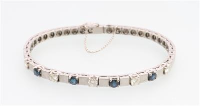 Brillant Saphir Armband - Klenoty a Hodinky