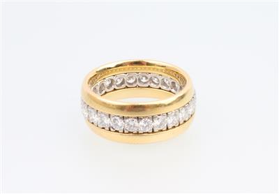 Brillantmemoryring zus. ca 1,68 ct - Jewellery and watches