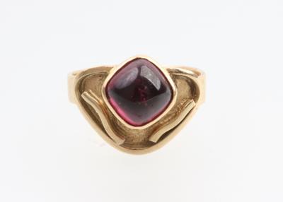 Granat Ring - Schmuck und Uhren