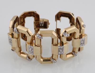 Diamantarmband zus. ca. 3,70 ct - Schmuck und Uhren